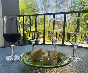 Red, white, rose and sparkling wines all pair nicely with Swiss Cheese