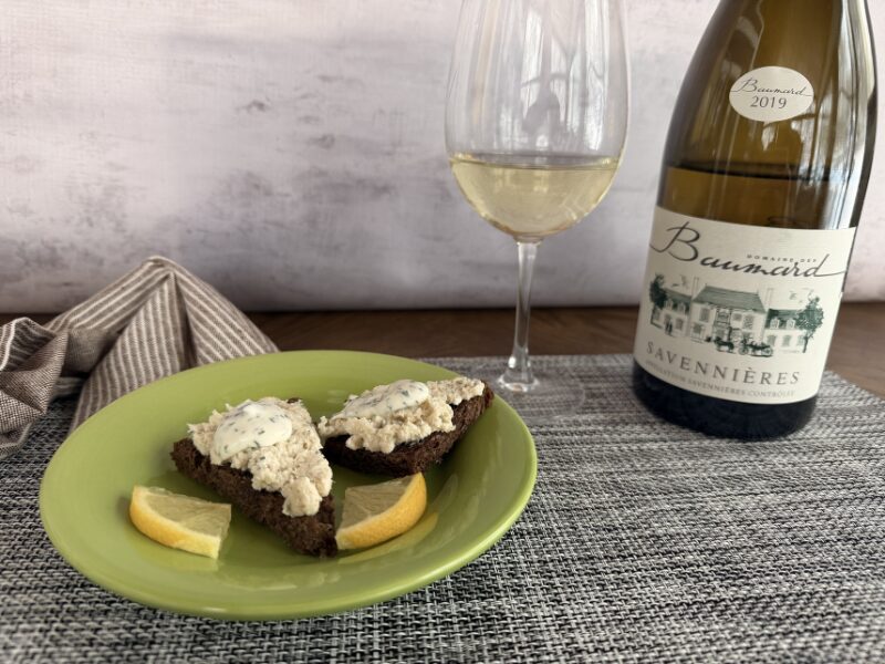 260219 – Smoke Trout Mousse Muscadet Savennieres Pairing